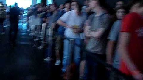 Lining up for Diablo III at GamesCom 09