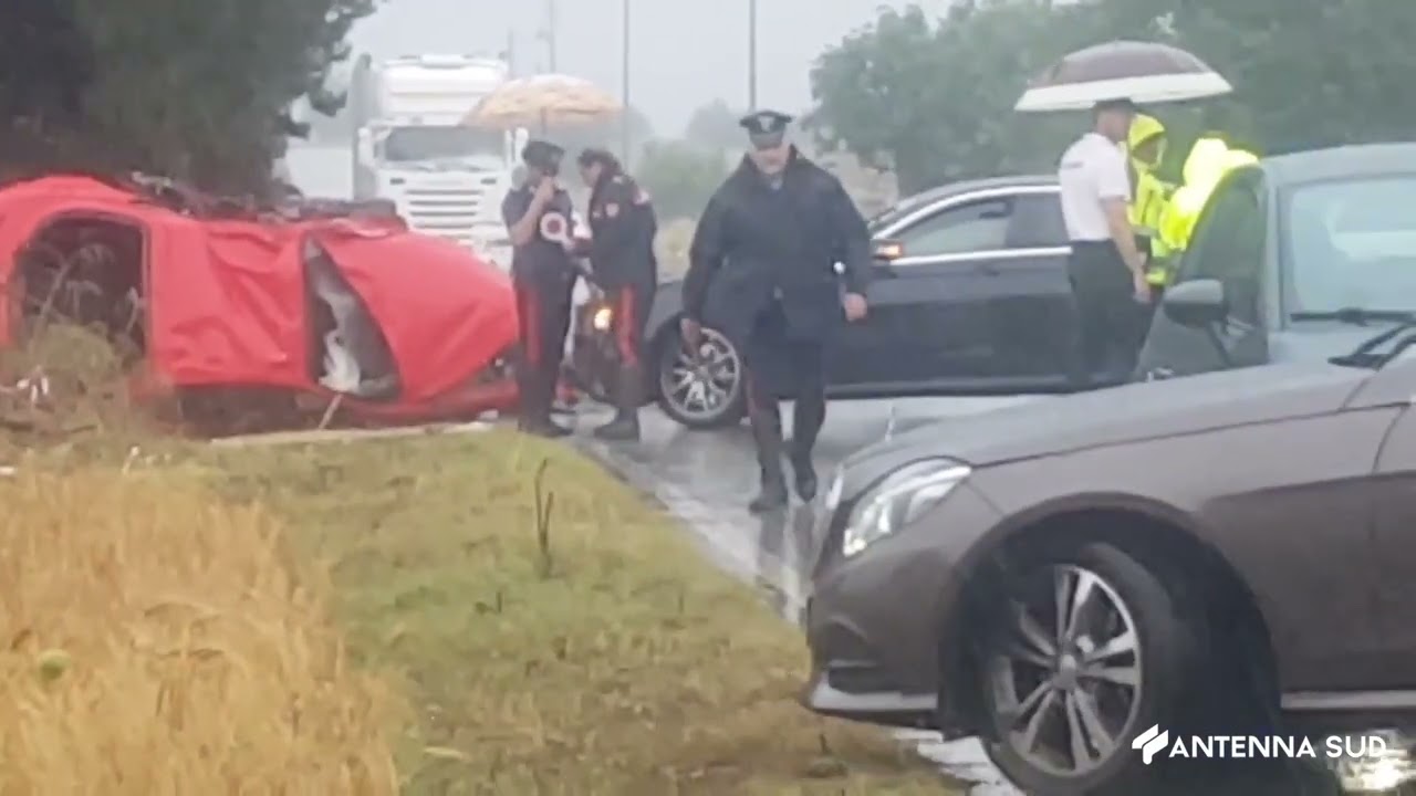 12 Giugno 2023   Francavilla Fontana   Tragico schianto sulla provinciale   Fuori pericolo bimbo di