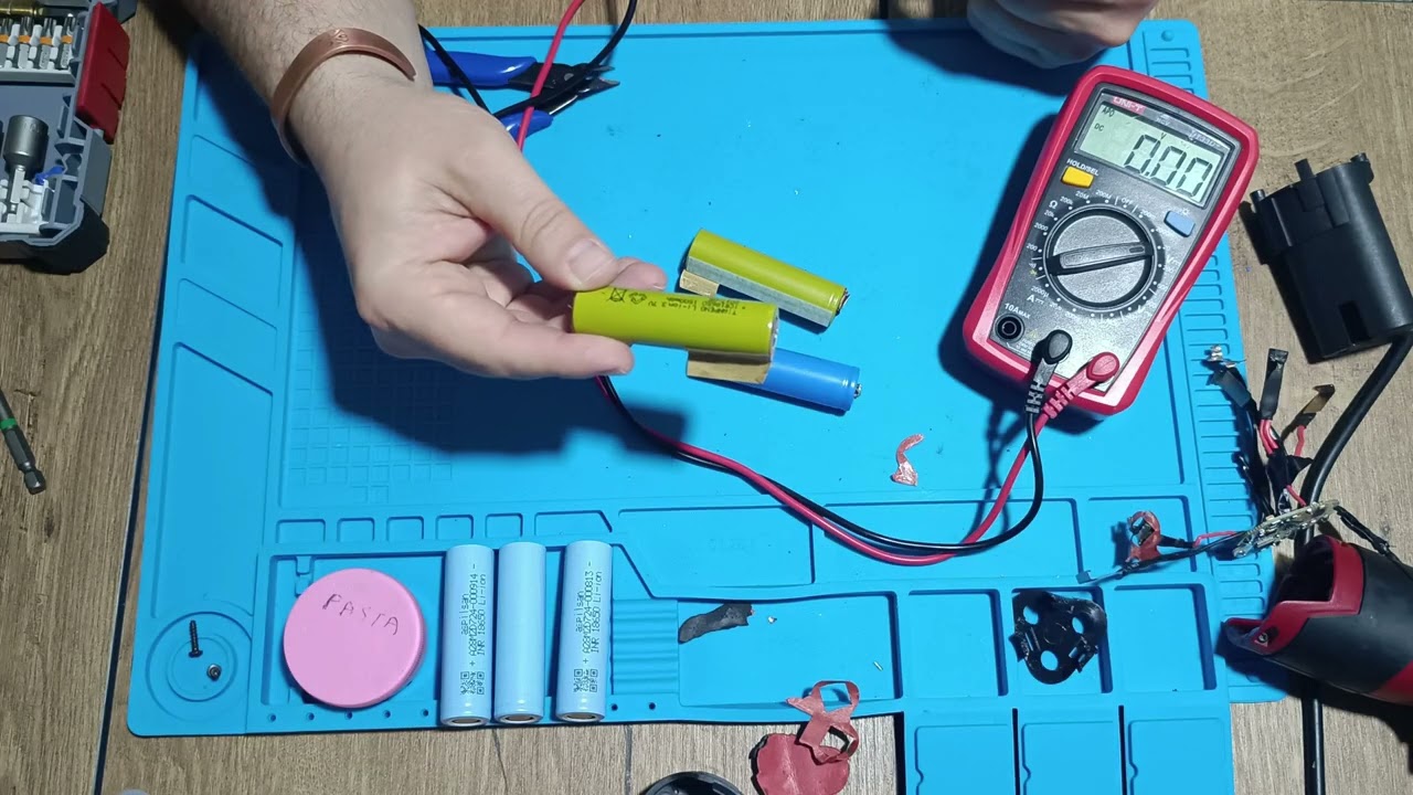 Einhell 12 volt Şarjlı Vidalama Lityum Pil ve BMS değişimi