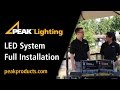 Peak lighting led system full installation