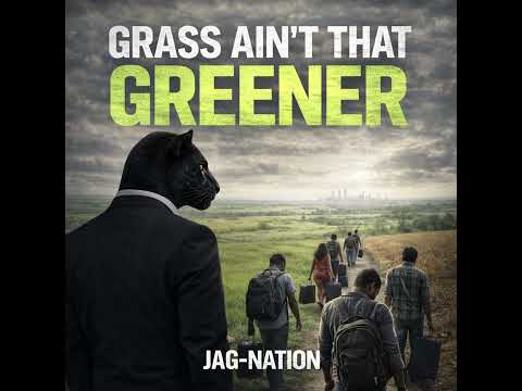 Cover GRASS AINT THAT GREENER by JAG-NATION Written by Warren Hallmon