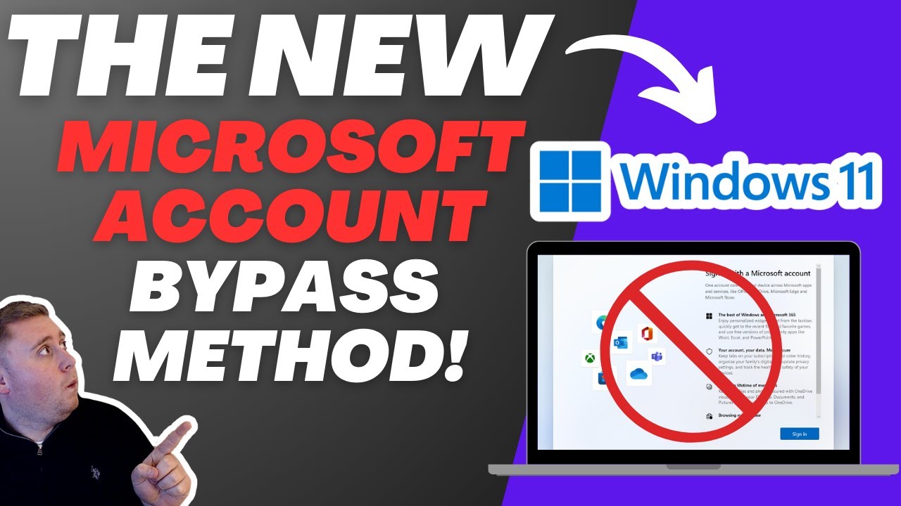 НОВЫЙ метод обхода учетной записи Microsoft в Windows 11