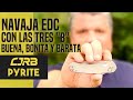 CJRB PYRITE: Navaja EDC BUENA, BONITA Y BARATA. Revisión EDC4K