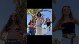 [PORTRAIT] Charli D'Amelio dancing with friends in see-thru white dress [ENHANCED SLOW-MO]