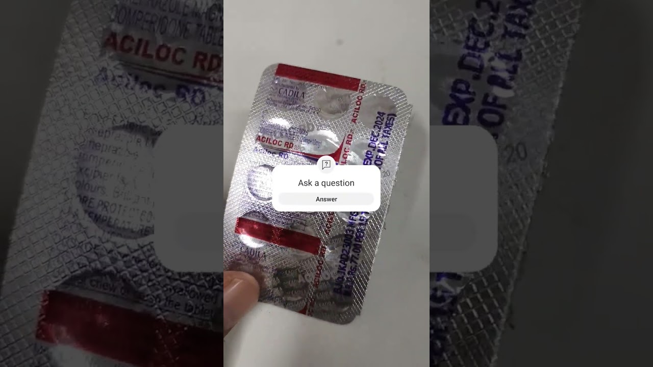 Aciloc RD 20 Tablet Uses