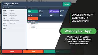 Famous Micros Oracle Simphony Extensibility Application development - Washify Laundry System Wealth