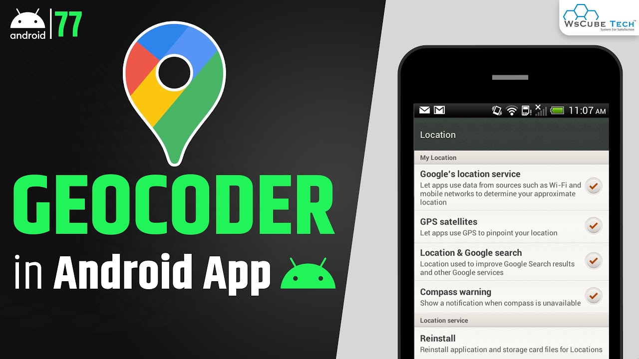 How to use Geocoder Class in Android App? | Android Studio Tutorial -  YouTube