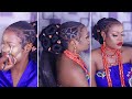 BRIDAL MAKEUP AND HAIR TRANSFORMATION FOR BLACK WOMEN - NIGERIAN BRIDAL MAKEUP