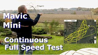 DJI Mavic Mini: Continuous Full Throttle Distance & Flight Time Test