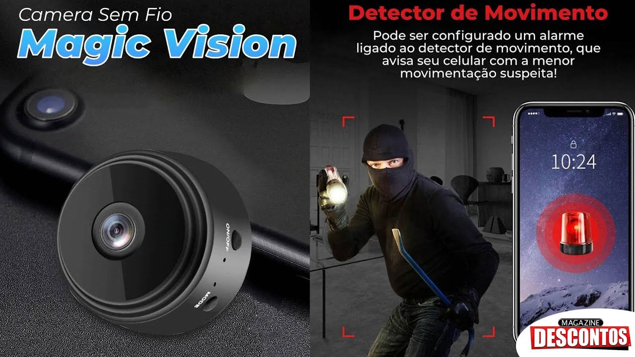 MINI CÂMERA MAGIC VISION - YouTube