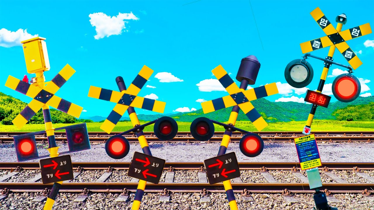 Yellow Railroad Crossings