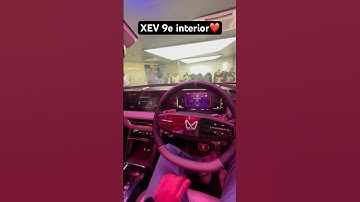 XEV 9e Interior is 🔥 #xev9e #be6 #mahindra #car #automobile #shorts