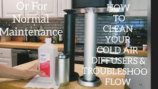 How to Clean & Troubleshoot  Flow Issues with the DIFAIR diffusers or Any Cold Air Diffusers