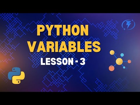 Python variables for beginners  | Lesson - 3