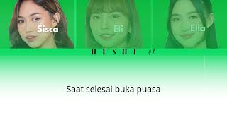 【Color Coded Lyrics 】Saat Selesai Buka Puasa