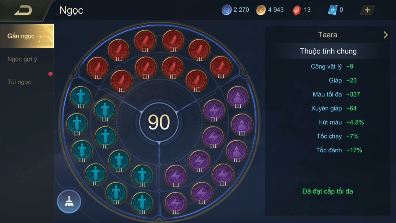 TAARA MÙA 20 | TOP 1 TAARA LÊN ĐỒ MẠNH NHẤT - BẢNG NGỌC TAARA - TRANG BỊ TAARA - PHÙ HIỆU TAARA