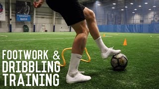 In today's session, we're working on some individual training drills
to improve footwork, ball mastery and close control dribbling at speed
be more of a t...