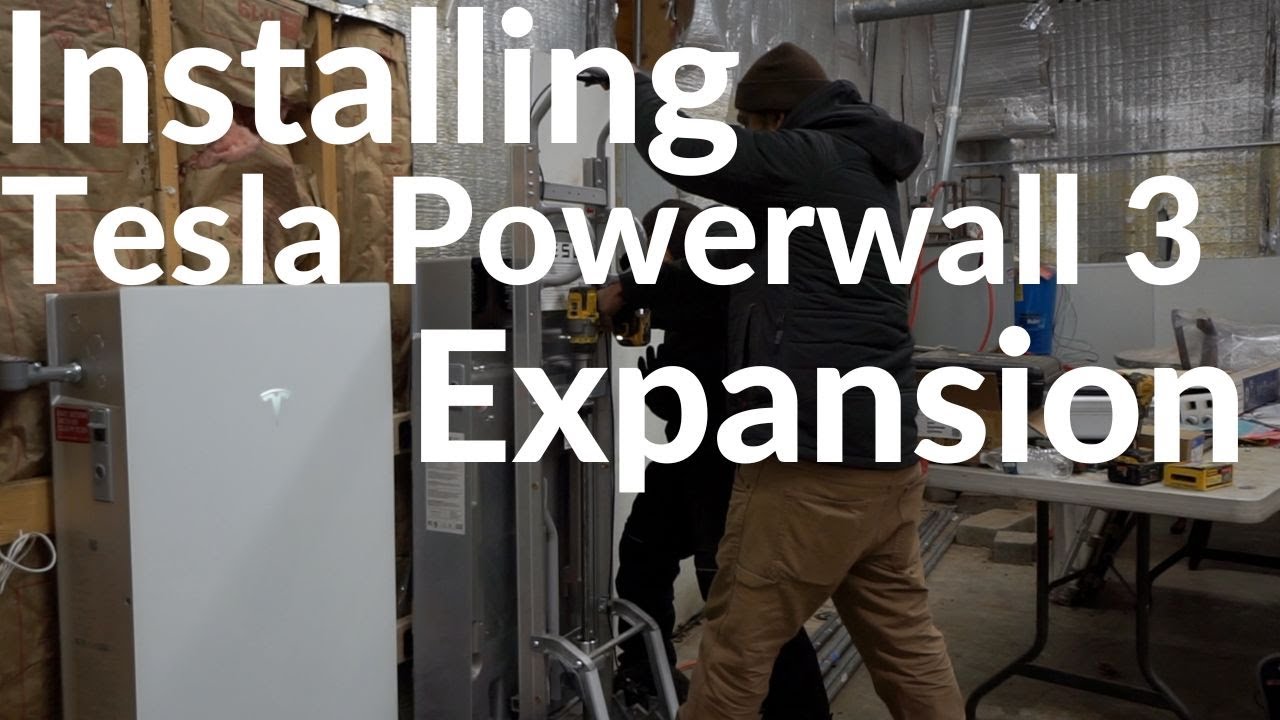 Tesla Powerwall 3 Expansion Unit Installed 🔋