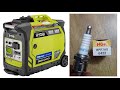 Ryobi 2300 watts- How to change spark plug (cambio de bujia)