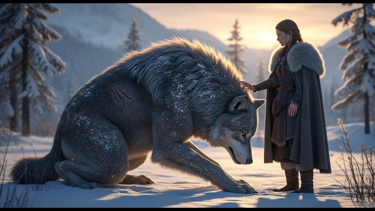 “He Was Known as the Beast of the North — Until She Placed Her Hand on His Fur and He Knelt.”