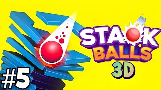 🛑 Stack Ball 3D - Crash Platforms Live Game #5 - Stack Ball 3D Game - Android Gameplay