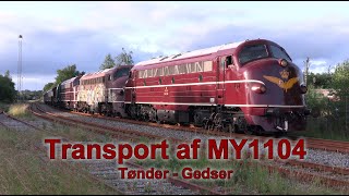 MY 1104 transport from Tønder to Gedser