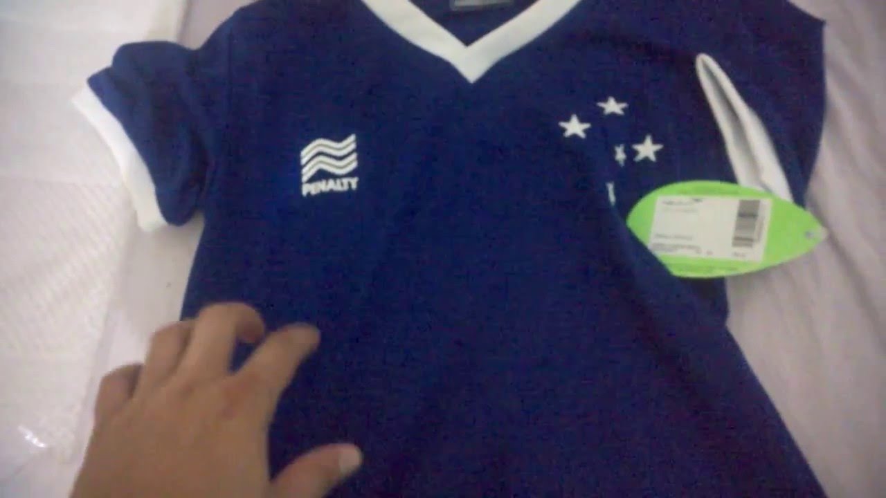 camisa oficial do cruzeiro netshoes