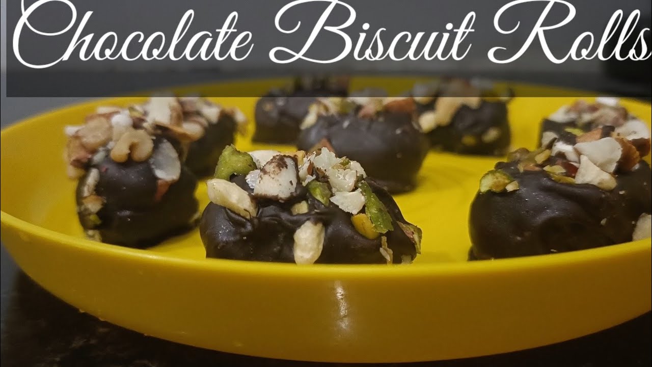 Chocolate Biscuit Rolls/No Bake Dessert//Non gas recipe/No Bake