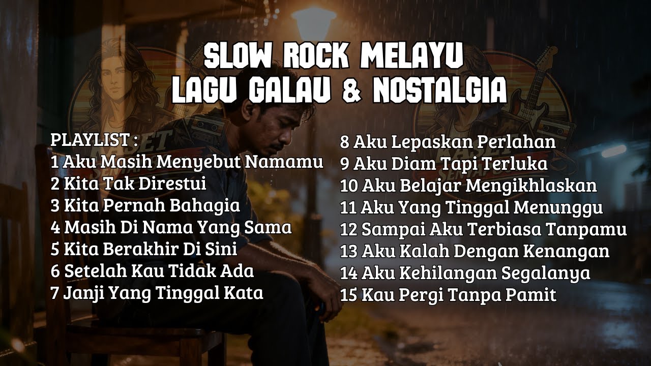 SLOW ROCK MELAYU TERBARU 2026 💔 Patah Hati - Setelah Kau Tidak Ada Cocok Untuk Menemani Hari