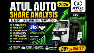Atul Auto Share Latest News | Jio Partnership, EV Boom, 200%  Profit | The Next Multibagger?