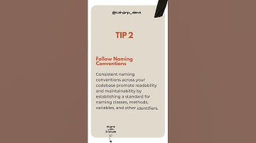 Tip 2 of 100 - Unveiling the Power of Naming Conventions  #coding #animation
