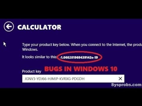 Some Bugs or Glitches or Easter eggs of windows 10 operating system.