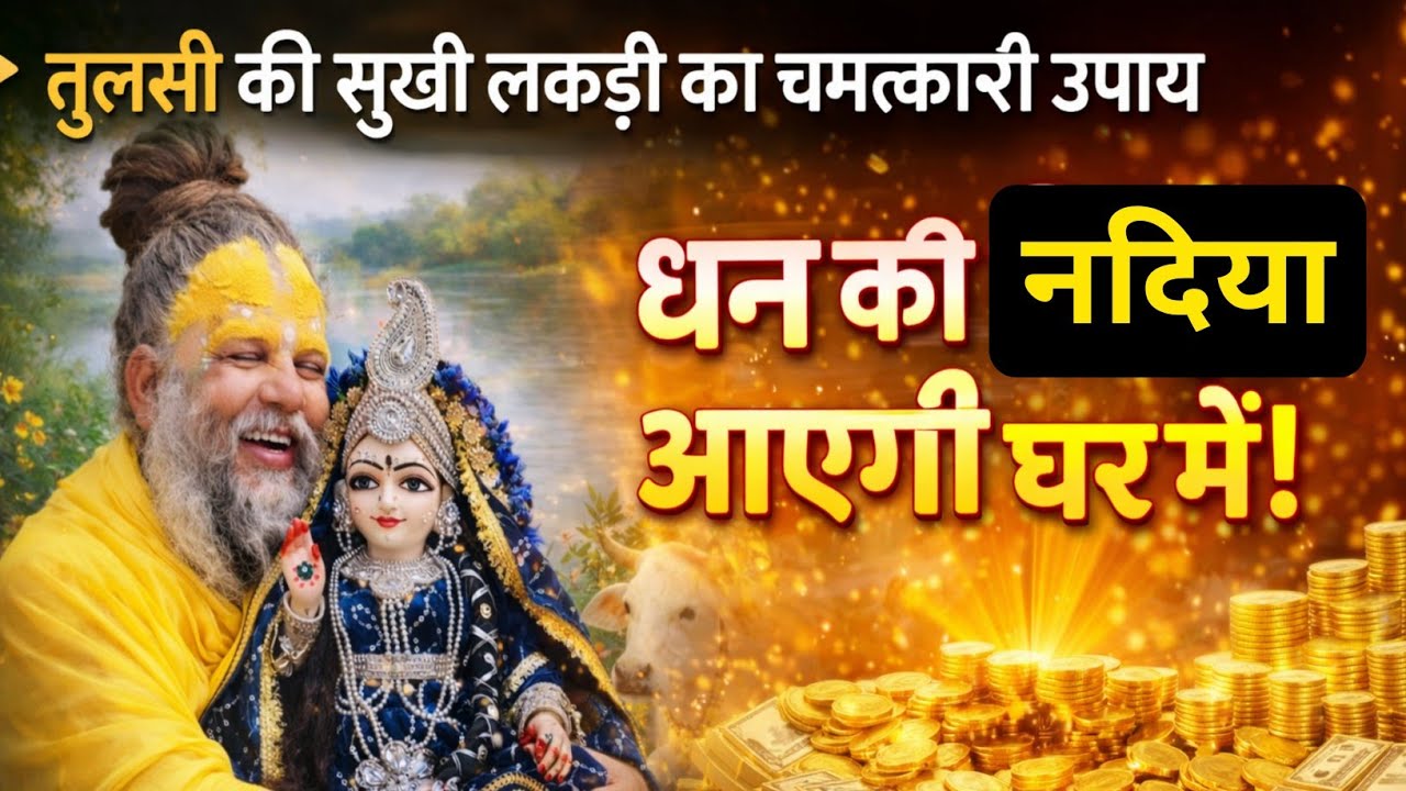 तुलसी की सूखी लकड़ी से करे यह उपाय घर मे धन की नदिया आएगी 