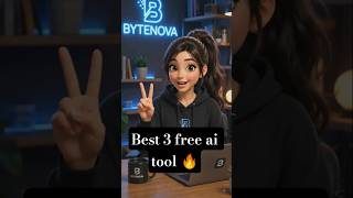 3 FREE AI Tools You Must Try! 🚀#ai #productivity #tech #aitools #tools #trending #shorts