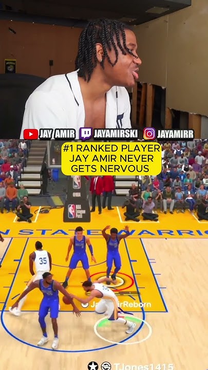 #1 RANKED PLAYER JAY AMIR NEVER GETS NERVOUS🥶 (NBA 2K24) #shorts # #1 RANKED PLAYER JAY AMIR NEVER GETS NERVOUS🥶 (NBA 2K24) #shorts #