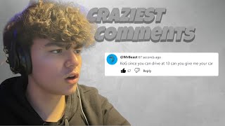 I Reacted To My Craziest Comments On Stream...