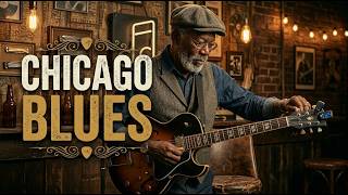 After Dark Blues – Chicago Nights | Gentle Guitar &amp; Bar Atmosphere