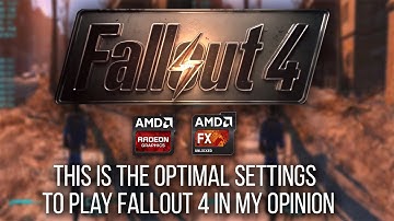Fallout 4 : How To Get Stable FPS Without Losing Graphics Quality R9 280X FX 8350