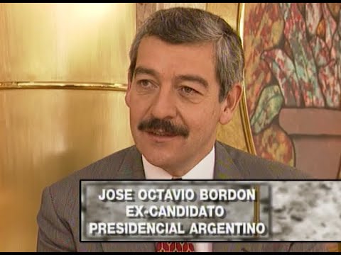 JOSE OCTAVIO BORDON CANDIDATO ARGENTINO (29-08-1995)