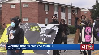 Houston County NAACP holds MLK Day march