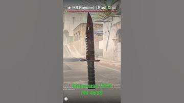 M9 Bayonet | Rust Coat in Counter Strike 2 🔫🔥#cs2 #counterstrike #counterstrike2 #csgo #skin
