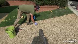 How to repair Aggregate driveway cracks. Call 800-3019317