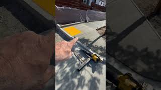 concrete life. It was weird the last sidewalk Concrete was kind of spongy. but it worked ￼￼