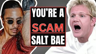 Gordon Ramsay EXPOSES Salt Bae's REAL Cooking Style