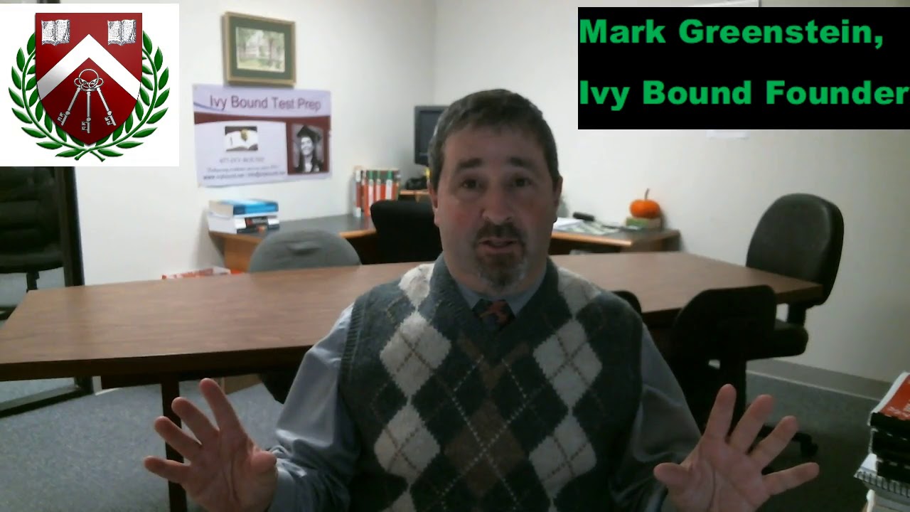 Mark Greenstein - Ivy Bound Tutor re Discerning a disability