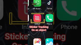 How to Sticker track on a video?? #foryou #edit #tutorial #inshot #foryou #viralvideo #sticker