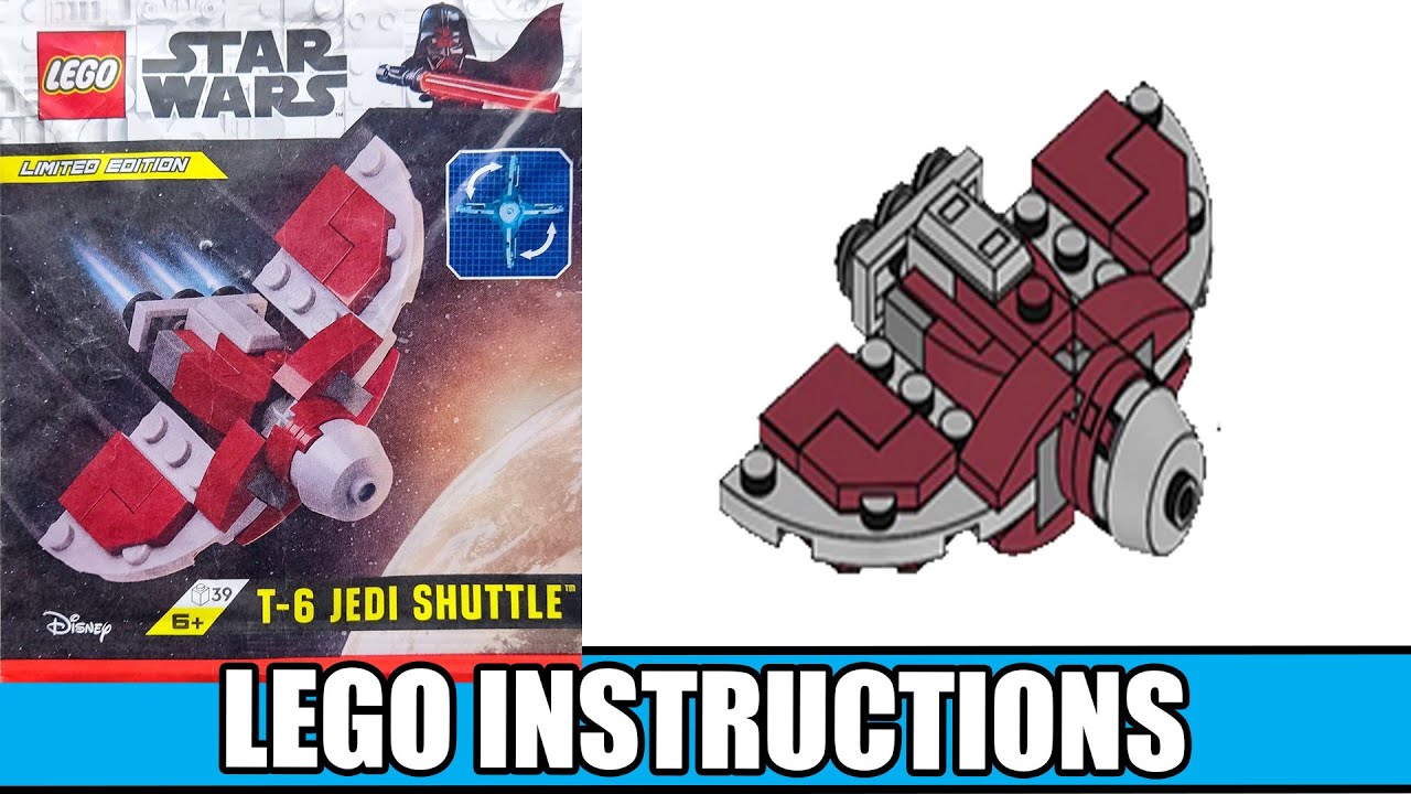 Star Wars - T-6 Jedi Shuttle - Magazine Gift LEGO instructions