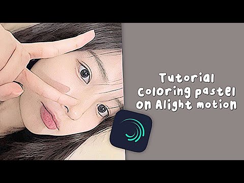 Tutorial Coloring Pink Pastel Sharpen Alight Motion