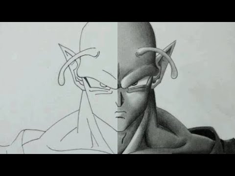 CÓMO DIBUJAR A PICCOLO A LÁPIZ/ How to draw Piccolo/ DRAGON BALL Z - YouTube