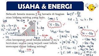BAHAS SOAL KONSEP HUBUNGAN USAHA DAN ENERGI FISIKA SMA KELAS 10 KURIKULUM MERDEKA #fisikasma
